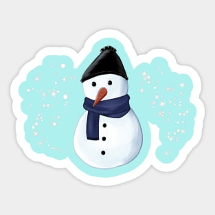 Cute Snowman Sticker